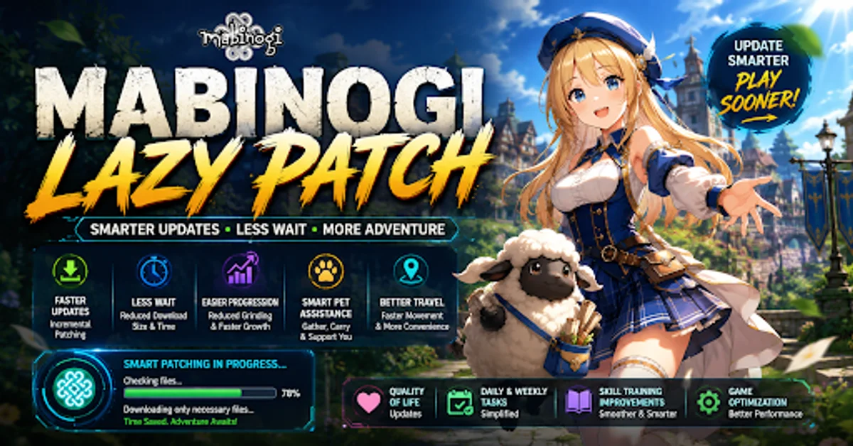 mabinogi lazy patch